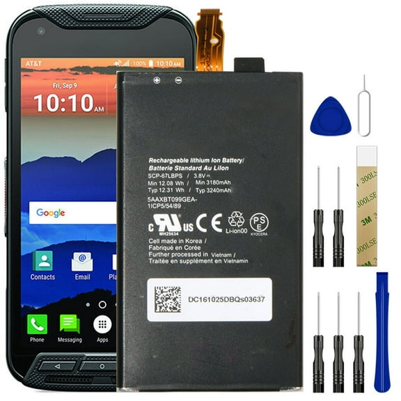 Replacement Battery SCP-67LBPS For Sprint Kyocera Duraforce Pro E6833 Tool