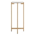 thumbnail image 5 of Safavieh Branwen Modern Iron Round End Table, White / Gold, 5 of 9