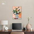 thumbnail image 3 of Flowers And Chinoiserie Canvas Boho Colorful Wall Art by Art Remedy, Silver Frame, 16" x 24", 3 of 7