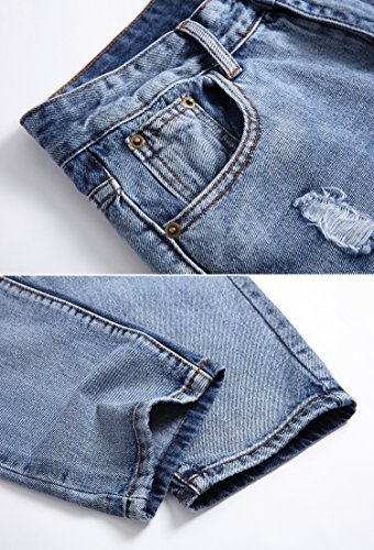 FREDD MARSHALL Men's White Skinny Slim 