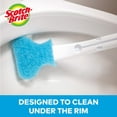 thumbnail image 5 of Scotch-Brite Basic Disposable Toilet Bowl Scrubber, 1 Handle, 1 Refill, Blue, 5 of 7