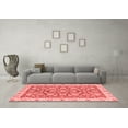 thumbnail image 3 of Ahgly Company Machine Washable Indoor Rectangle Oriental Red Traditional Area Rugs, 7' x 10', 3 of 4