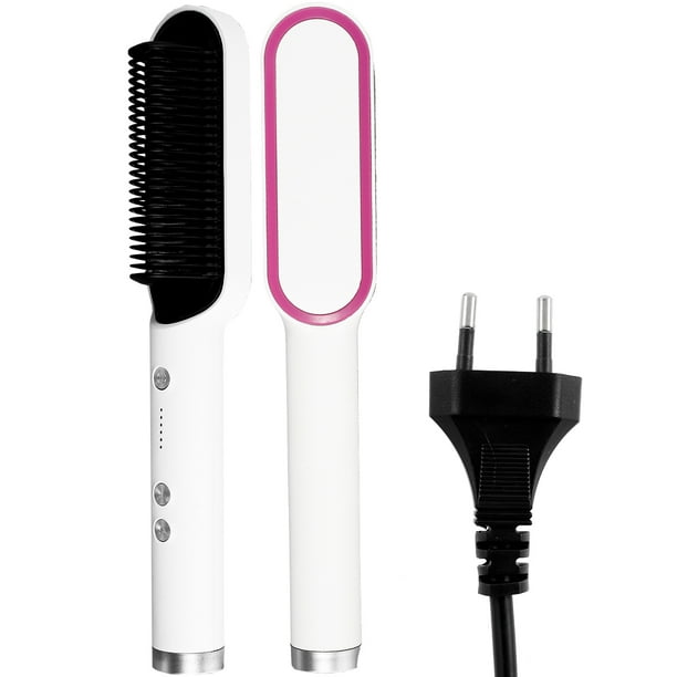 Negative Ions 45W Hair Straightener Brush Five Levels Hair Straightener