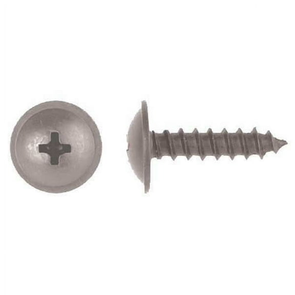 1 PK ZoroSelect Sheet Metal Screw, M4.8 x 20 mm, Black Phosphate Steel Truss Head Phillips Drive, 50 PK