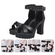 thumbnail image 2 of 1 par moda tacones altos peep-toe sandalias de tacón de verano mujer calzado, 2 of 6