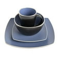 thumbnail image 5 of Gibson Soho Lounge Dinnerware Set, Service for 4 (16pcs), Matte Blue, 5 of 5