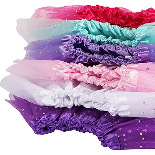 Kilofly Juego de 6 piezas para niñas, tutú de ballet, cumpleaños, princesa, fiesta, vestid kilofly kilofly