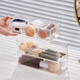 thumbnail image 5 of Nestable Containers For Efficient Space Management, Clear Storage Bin With Soft Grip Handles, 9" L x 3.5" W x 2.5" H, 5 of 5