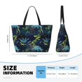 thumbnail image 4 of Fuzoiu Cartoon Dinosaur Print Waterproof Beach Tote Bag for Women Girls with Zipper,Sandproof Pool Swim Bag,Large Capacity Beach Travel Bag for Pool Swim Travel Everyday, 4 of 7