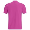 thumbnail image 6 of LTTVQM Mens Polo Shirts Short Sleeve Basic Button Down Golf Shirts Loose Fit Breathable T-Shirt Performance Sport Clothing Hot Pink 2XL, 6 of 8