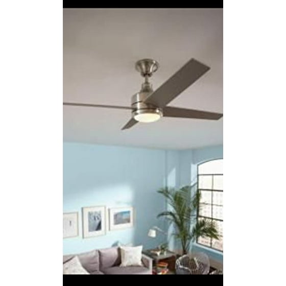Home Decorators Mercer 52 In Brushed Nickel Ceiling Fan Com