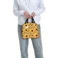 thumbnail image 6 of Kdxio Abstract Leopard Print Sunflower Print Insulated Lunch Bag,Reusable Tote Lunch Box for Women Men,Leakproof Cooler Lunch Bags for Work Office Travel Picnic, 6 of 6