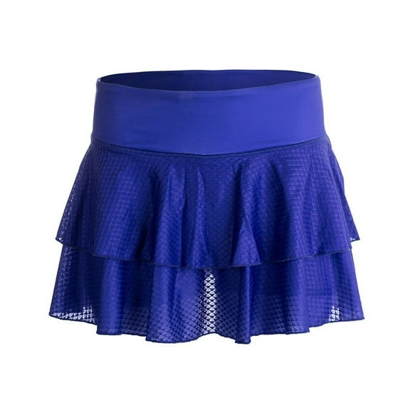 SOLFIRE Jupe-Short Classique pour Femmes, Bleu, Large