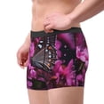 thumbnail image 2 of Fotbe Pink Blossoms Butterfly Calzoncillos Tipo Boxer con Bolsa de Soporte Total para Hombre, X-Temp Fresco, Transpirable y de Secado Rápido-Medium, 2 of 5