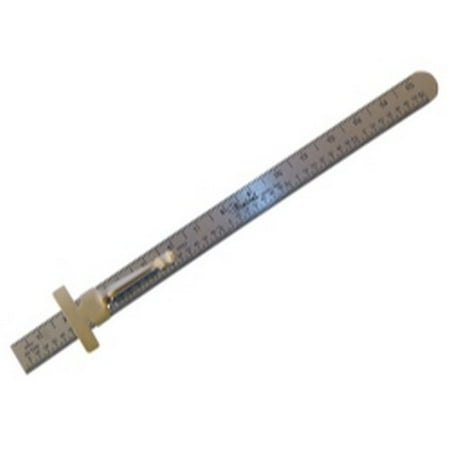 Central Tools 6514 6" Flexible Pocket Rule 32nds and 64ths