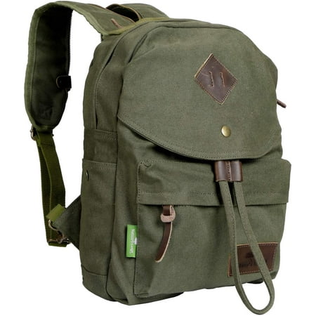 Clearance! MF Studio Canvas Backpack Vintage Casual Bag Shoulder Sling Daypack Drawstring Travel Rucksack (25L)