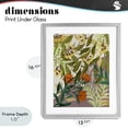 thumbnail image 4 of Stupell Industries Bohemian Walk With Me Florals Gray Framed Print Under Glass, 13 x 16, by Dani Heyward, 4 of 8