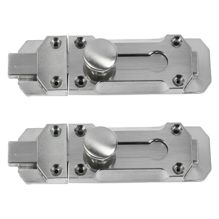 Raindrops  2 Pcs Black Gate Latch Plug Security Lock Door Child