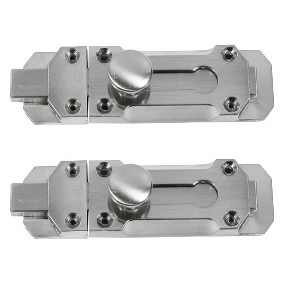 Raindrops  2 Pcs Black Gate Latch Plug Security Lock Door Child