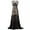 Gold, variant on QUYUON Sequin Dress for Women Elegant Formal V-Neck Sleeveless Long Maxi Dresses Wedding Guest Party Long Dress Evening Gown Tulle A-Line Flowy Floor Length Sun Dress Black Medium