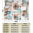 thumbnail image 5 of Custom Blanket with Photo Personalized Blankets and Throws Picture Blanket for Friend, Customized Gifts for Brother Sisters (40"x60") Blankets, 5 of 5