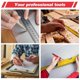 thumbnail image 4 of Mechanical Carpenter Pencils Set with Marker Refills and Carbide Scriber Tool, Solid Deep Hole Woodworking Pencils, 4 of 5