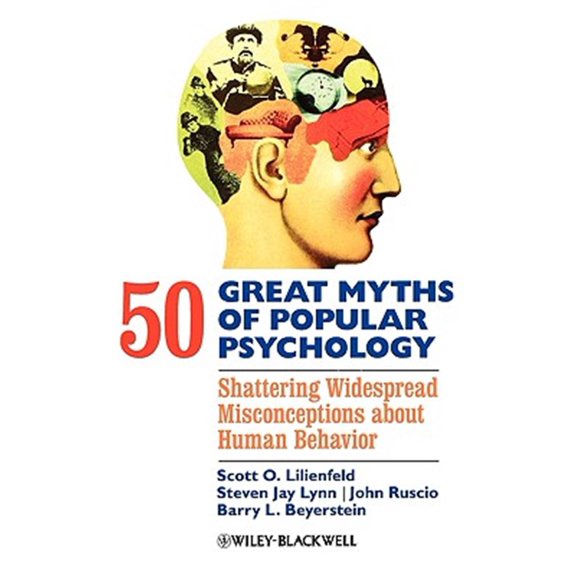Pre-Owned 50 Great Myths Psychology (Hardcover) 140513111X 9781405131117