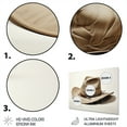 thumbnail image 3 of Designart "Cowboy Hat Simplicity Style VII" Cowboys Metal Art Print, 3 of 5