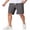 Dark Gray, variant on Men' Cotton Shorts Casual Summer Beach Shorts Lightweight Stretch Twill Drawstring Golf Shorts