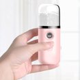 thumbnail image 2 of Ygjytge 30ml Mist Facial Sprayer Face Steamer Humidificador Instrumento (Rosa), 2 of 9