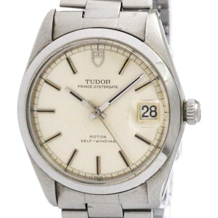 Pre-Owned TUDOR Prince Oyster Date Stainless Steel Automatic Mens Watch 7989/0 (Good)