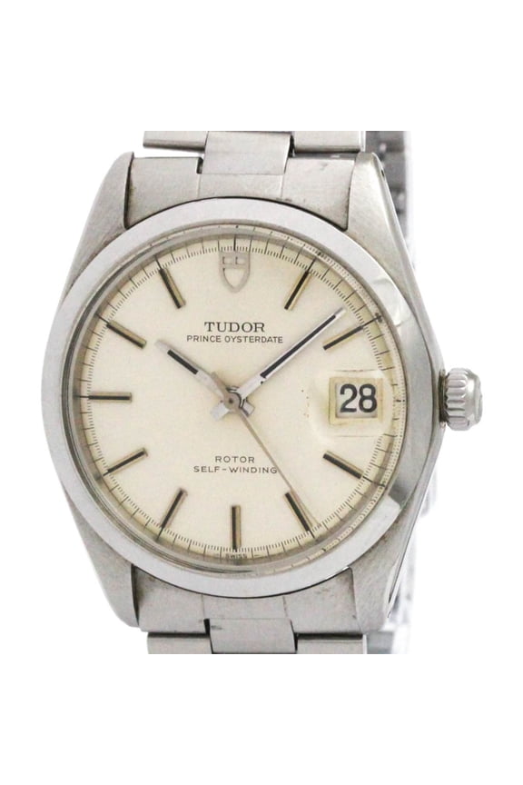 Pre-Owned TUDOR Prince Oyster Date Stainless Steel Automatic Mens Watch 7989/0 (Good)