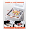 thumbnail image 6 of VEVOR Chamber Vacuum Sealer, 260W Sealing Power, Vacuum Packing Machine for Wet Foods, Meats, Marinades and More, Compact Size with 10.2" Sealing Length, Applied in Home Kitchen and Commercial Use, 6 of 9