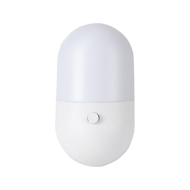 Lámpara de mesa, luz nocturna, lámpara de noche, interruptor de botón LED, enchufe de alimentación, luces de escritorio, lámpara para de noche, blanco