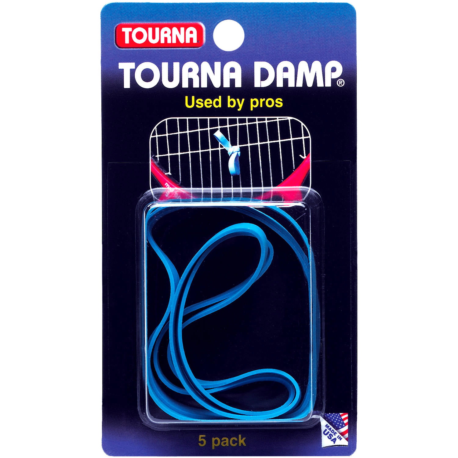 Unique Tourna Racket Accessories Damp X 5 DAMPENER PER PACK ANTI-VIBRATION STOP 