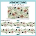 thumbnail image 2 of 5 Yards 3D Flower Lace Trim 2-3/4 inch Wide Green Yellow Floral Lace Ribbon Polyester Embroidery Ribbon for Sewing Organza Lace Trim Ribbon for DIY Crafts Clothes Dress Party Decoration Green Yellow, 2 of 6