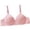 Light Pink, variant on SIYUDAN Women's Reducing Push Up Small Cup Thin Wire Breathable Jacquard Bow Bra Bras for Women Womens Seamless Wireless Full Coverage T-Shirt Bra, Size 75B