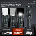 thumbnail image 6 of 9900LM Powerful LED Flashlight Battery Display USB Rechargeable Light Telescopic Zoom Lamp Outdoor Camping Fishing Lantern, 6 of 7