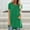 Green, variant on Aloohaidyvio Tops Plus Size,Womens Summer Solid Round Neck Loose Short Sleeve Tops T-Shirt Blouse