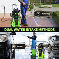 thumbnail image 5 of Fenbeli 5000 PSI Pressure Washer, 3.2 GPM Electric Power Washer with Touch Screen, Foam Cannon and 4 Nozzles, Corded High Pressure Washer for Home Patio Car Driveway Cleaning, 5 of 7