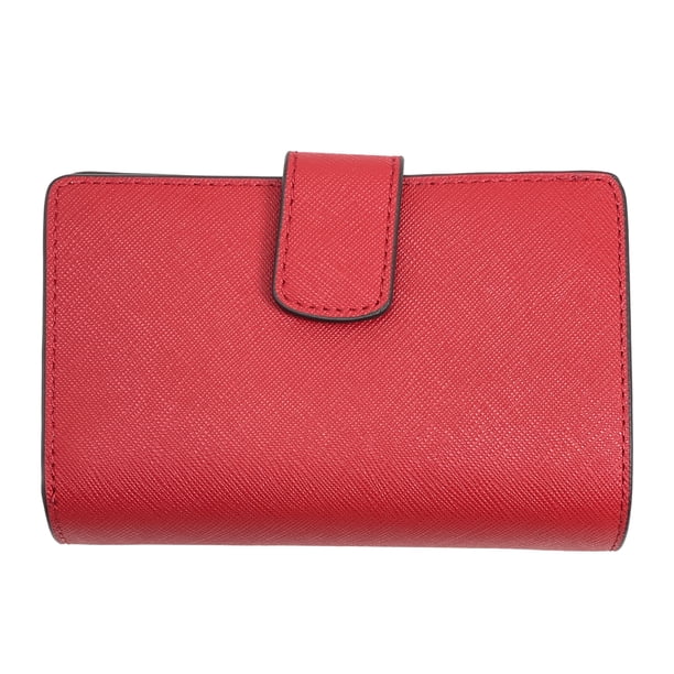 Michael Kors Women's Jet Set Travel Medium Bifold Saffiano Leather