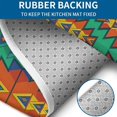 thumbnail image 4 of Symmetric Geometric Pattern Bathroom Rugs Sets 3 Piece,Toilet Cover Set,Absorbent Non Slip Bathroom Mats Sets with U-Shaped Contour Rug Toilet Rug Set, 4 of 5