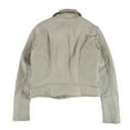 thumbnail image 2 of bar III Womens Quilted Moto Jacket, Beige, X-Large, 2 of 2