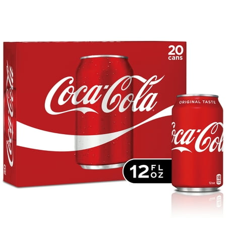 - Coca-Cola Soda, 12 Fl Oz, 20 Count