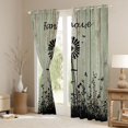 thumbnail image 3 of jejeloiu Retro Wooden Plank Curtains Pack of 2 (42x84 Each),Rustic Farmhouse Cabin Curtains Blackout For Adults, 3 of 6