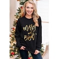 thumbnail image 4 of Casuashion Merry & Bright Print Pullover - Chic Fit, Long Sleeves, Daily Wear, 4 of 8