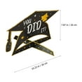 thumbnail image 2 of LOLIPPYY 2Pcs Graduation Table Craft Paper Doctoral Cap Decor for Class of 2023 Party, 2 of 7