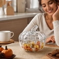 thumbnail image 6 of ICQOVD Pumpkin Shaped Storage Jar with Lid Decorative Tabletop Container Home Decor, 6 of 6