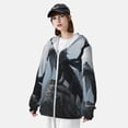 thumbnail image 3 of Balery Valley Gray Dragon Sudadera ligera de manga larga con capucha y protección solar UPF 50+ para hombre y mujer, ideal para pesca y running-Small, 3 of 7