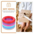 thumbnail image 3 of MUSEYA 6Pcs Silicone Bobbin Case Bobbin Storage Circle Assorted Colors Sewing Organizer, 3 of 5